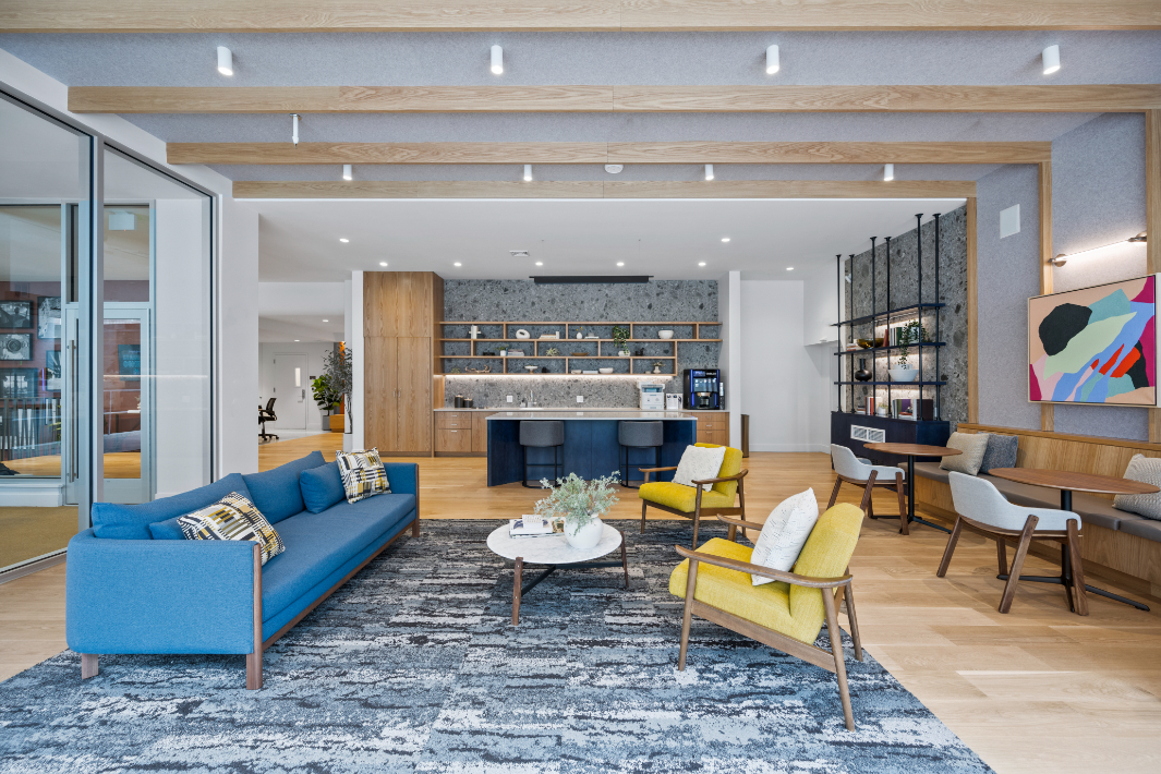 Dynamic coworking space for collaboration.